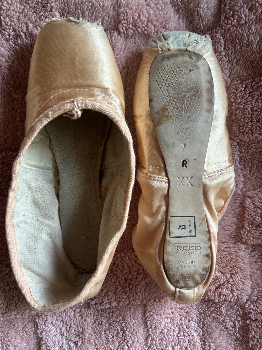 Smelly Used Ballerina Pointe Shoes